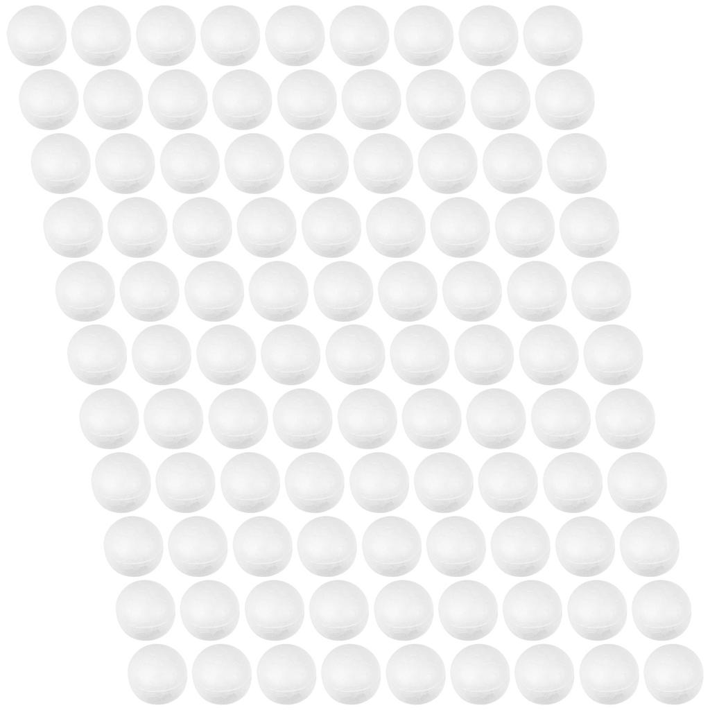 500 Pcs Decorations Polystyrene Craft Balls Mini Foams for Crafts Party Supplies
