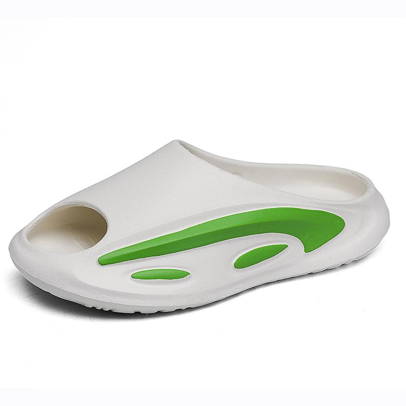 Fashion Men's and Women's Beach Slippers Casual Flat Comfortable Soft Soled Beach Sandals Non-slip Slippers for Men and Women