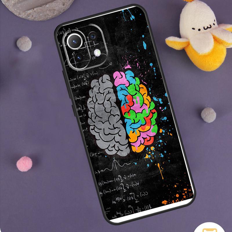 Brain Art Case For Xiaomi 15T 13T 14T Pro 14 15 Ultra 17 Pro Max POCO X7 X6 X5 F5 F6 F7 F8 Pro Cover