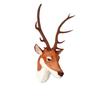 Cute Christmas Deer Head Refrigerator Magnet: Creative Mini Animal Decoration