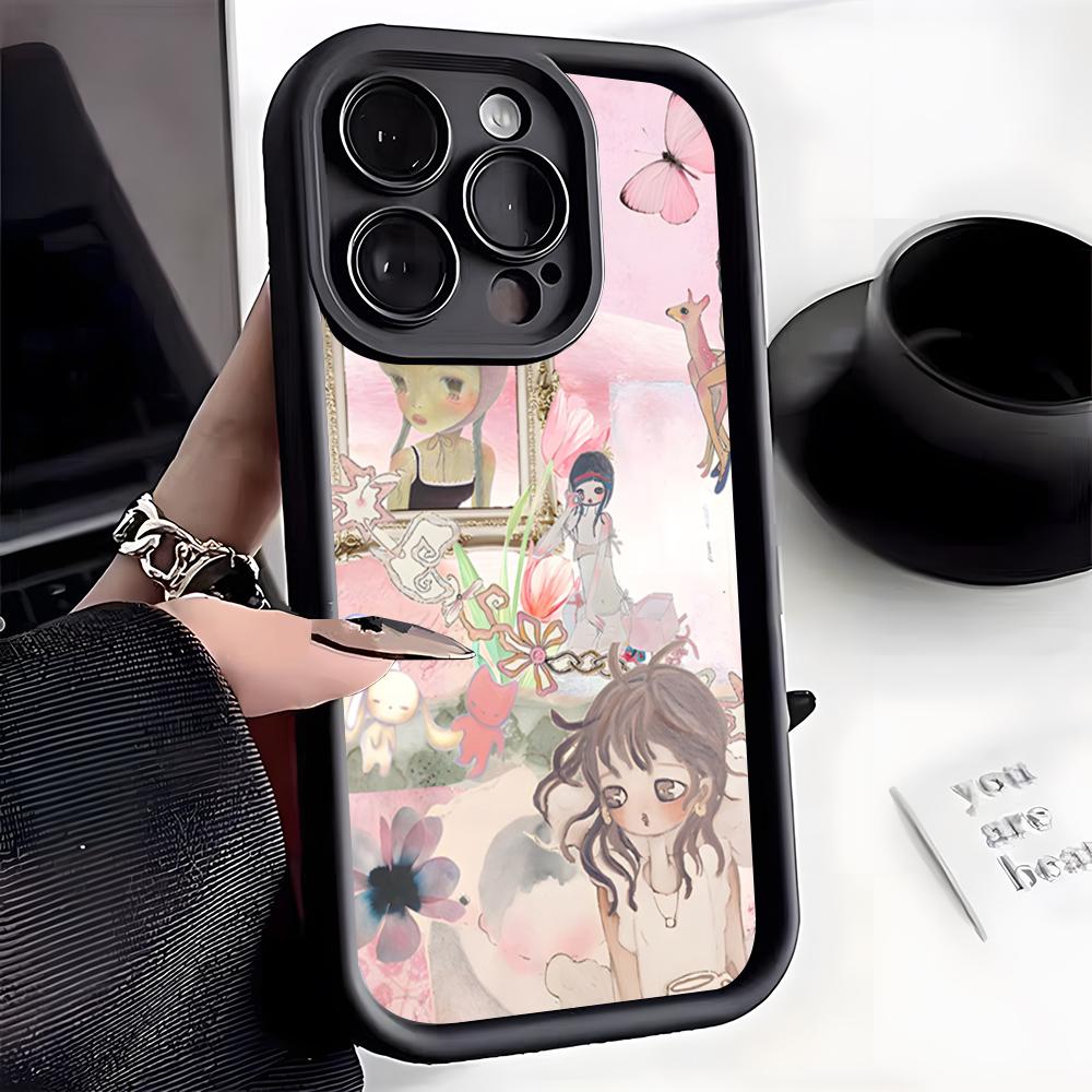 A-Aya T-Takano Kunst Handyhülle Für IPhone 17 Pro Max 16 15 14 Pro Max IPhone 13 Pro Max 11 Plus Silikonhülle