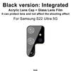For Samsung Galaxy S22 Ultra 5G imak Integrated Rear Camera Lens Tempered Glass Film Black Version