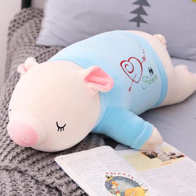 Adorable Large Plush Pig Toy With Soft Down Cotton Filling For Cozy Sleeping Companion