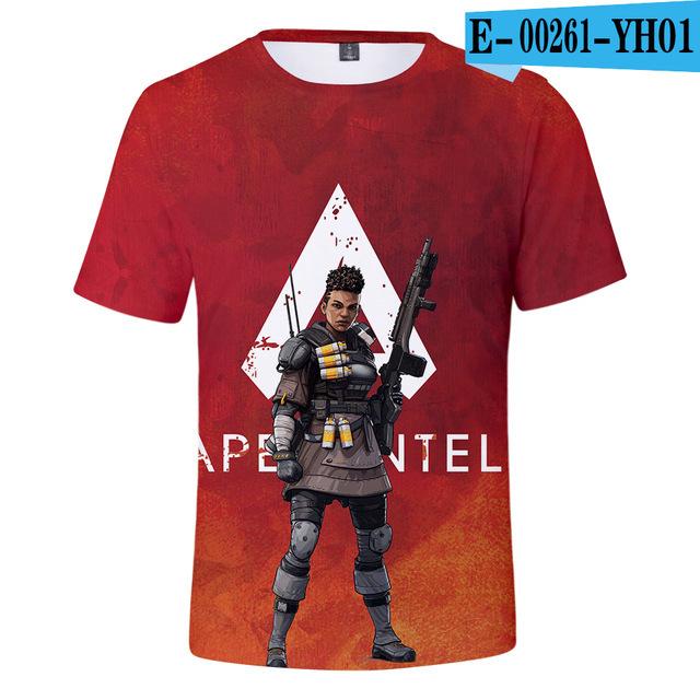 Buy Kids T Shirt 3d Apex Legends Clothing Children Boys Girls Short ...