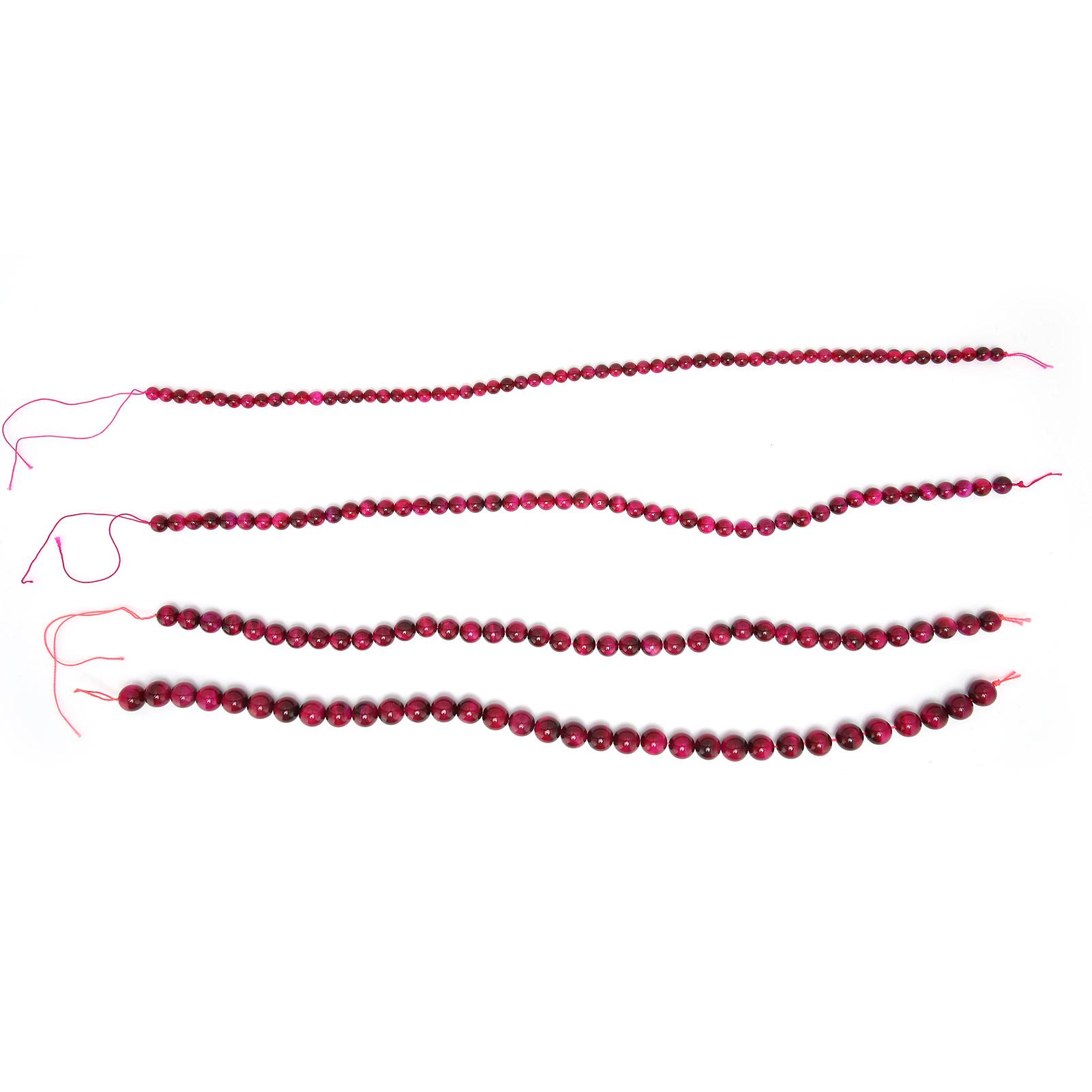 

Бусины из натурального камня, гладкие, элегантные, самодельные, декоративные бусины для браслета, ожерелья, искусства красный