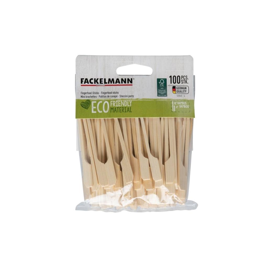 Sada 100 dřevěných trsátek 9 cm Fackelmann Basic ref. 50860