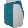 Edoten Men's Etchu Fundoshi (Loincloths) - Nashien-dyed, 100% Cotton, Made In Japan, One Size Fits All, Set of 3, Asagi-iro Plain (Turquoise)