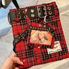 Y2K Checkered Star Denim A5 Photo Card Album Vintage Sweet & Cool Style Binder Idol Photocard Collect K-Pop Polaroid Storage