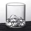 High Borosilicate Transparent Mountain Viewing Glass Tibetan Mountain Glass Whiskey Glass Home Creative Bar Cup