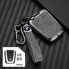 Zinc Alloy +Leather Car Smart Renmote Key Case Cover For BMW I3 I8 Series Protection Holder Shell Keychain Interior Accessories TS2