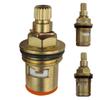 2 peças Cartucho de torneira 1/2" Misturador de água Torneira interna BSP Válvula de disco Quarto de volta