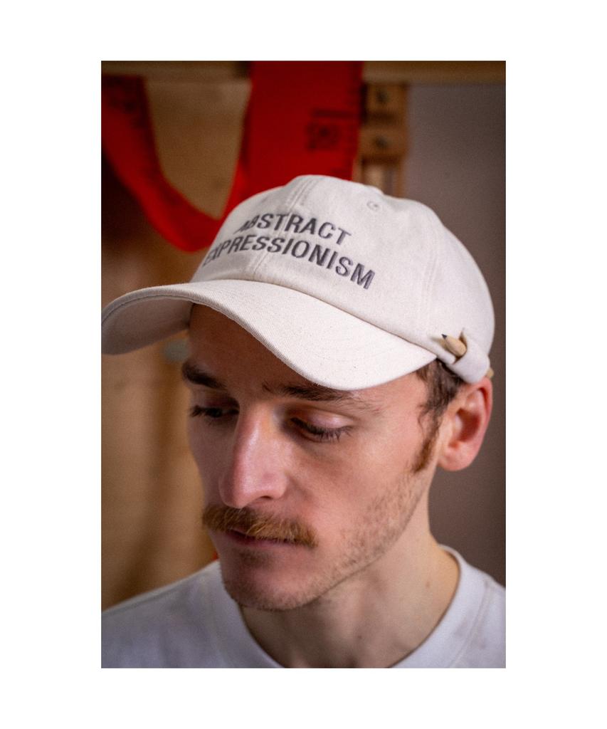 Keoseuuteommellou Ivory Embroidery Graphic Cap Carax25481Ivx