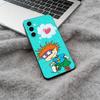 Classic Cartoon Characters-R-Rugrats Soft Silicone phone Case for Samsung Galaxy A73/A71/A72/A70/A53/A52/A51 - Black
