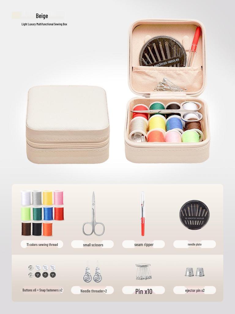 High-Quality Portable Sewing Kit for Home and Dorm – Needle and Thread Box for Practical Mending