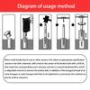 Plumbing Repair Kit With Carbon Steel Screw Removers Manual Plumbing Tool Set For Stripped Thread Extraction