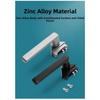 Narrow Profile Casement Window Handle Zinc Alloy Ultra Slim Side Mount For American Style Narrow Window And Doors