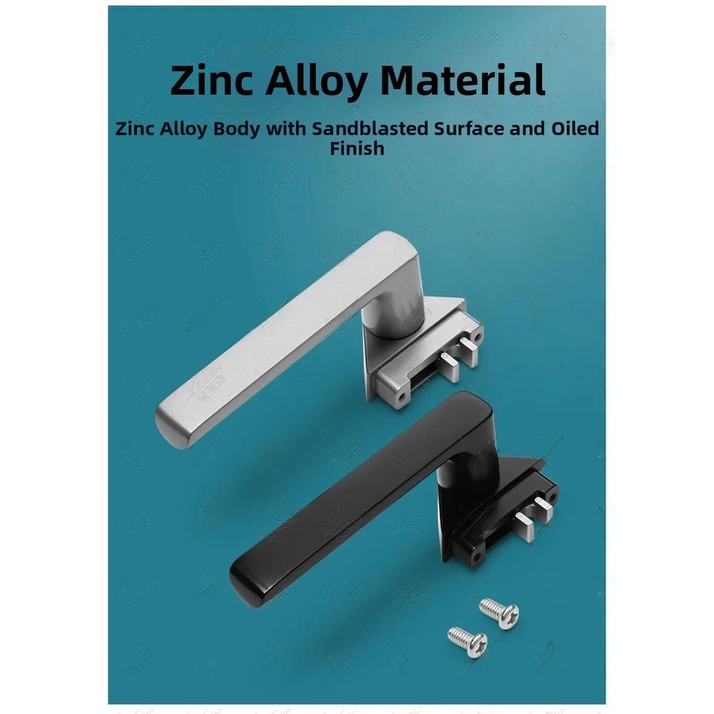 Narrow Profile Casement Window Handle Zinc Alloy Ultra Slim Side Mount For American Style Narrow Window And Doors