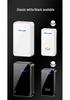 Wireless Doorbell with Ultra-long Range & Flashing Light - Smart Remote Control for Home & Elderly Use