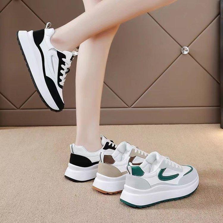 Shoes women's 2025 spring and summer new fashion Forrest Gump running shoes Lycra breathable feet small women's sports and leisure shoes