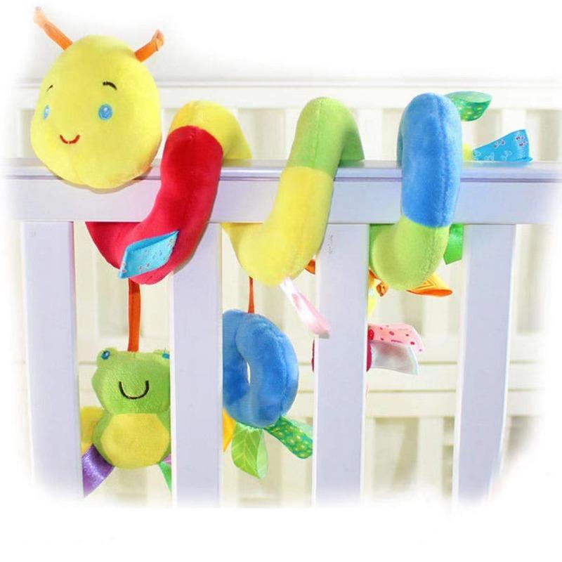 Cute Activity Spiral Crib Stroller Car Seat Travel Hanging Toys Baby Rattles Toy
