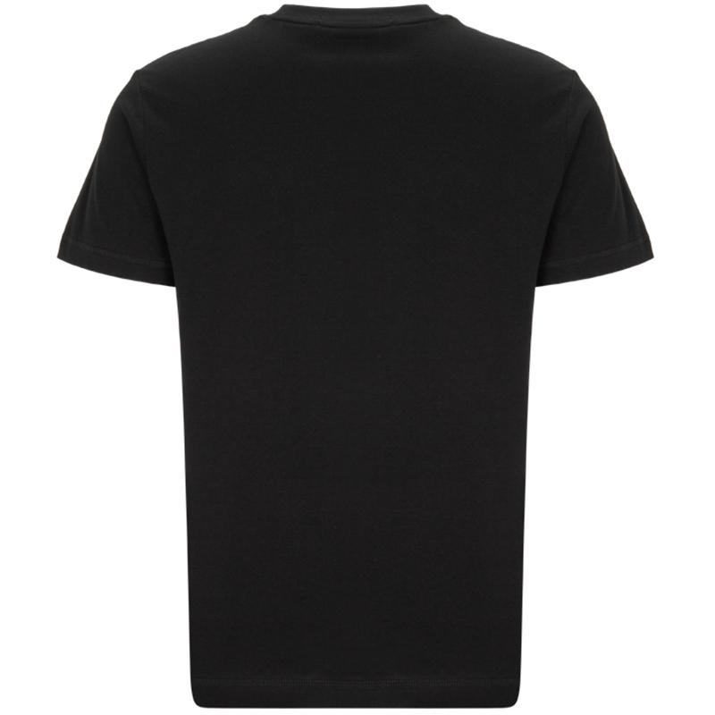Calvin Klein Classic Letter Print Breathable Short Sleeve T-Shirt Men Tops Black J323261BEH