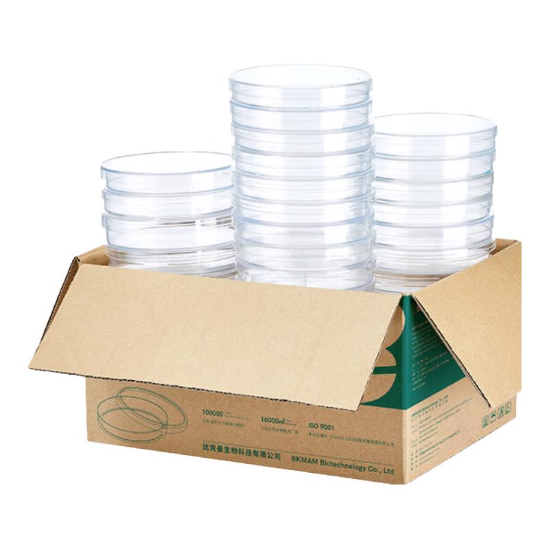 Bekman Biological Disposable Plastic Petri Dishes 1 Box