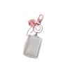 Hanging Decoration ID Photo Photocard Frame Peach Heart Pendant Card Protective Case  Card Decor