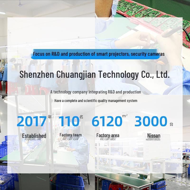 Autofocus Android Smart Projector for Office and Home Meetings