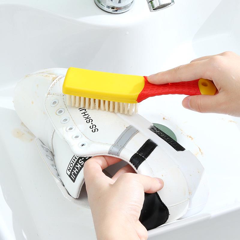 Multifunctional Nano Shoe Brush with Soft Bristles - Non-Damaging for Cleaning Shoes, Laundry, Clothes, and Household Items.