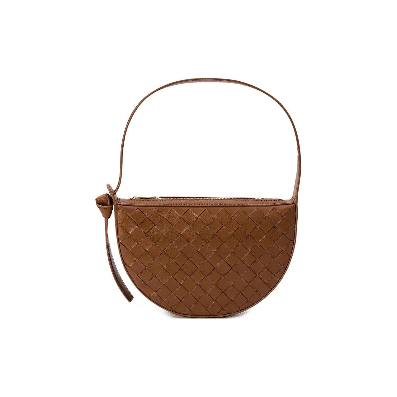

Bottega Veneta Woven Design Zipper Closure Lambskin Tote Shoulder Bag Women Bags Brown 763747VCPP32588 Basic Set (Bag+Dust Bag)