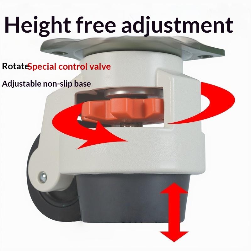 Adjustable Height Heavy Duty Leveling Machine Caster Universal Anti-Slip Wheel Machinery Caster For Vending ,Workbench Machine