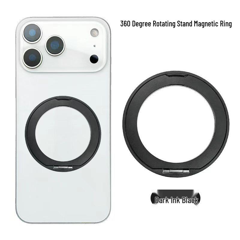 360° Rotating Magnetic Phone Holder & Ring Stand