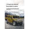 1/18 HUMMER H2 Highway 61 Off Road SUV Alloy Metal Diecast Model Car Home Trendy Desktop Display Ornament Birthday Gifts Present