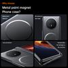 Hinge Protection Magnetic Case For Honor Magic V6 V5 Magsafe Metallic Paint Hard PC Shell Cover For Huawei Honor Magic V6 V5