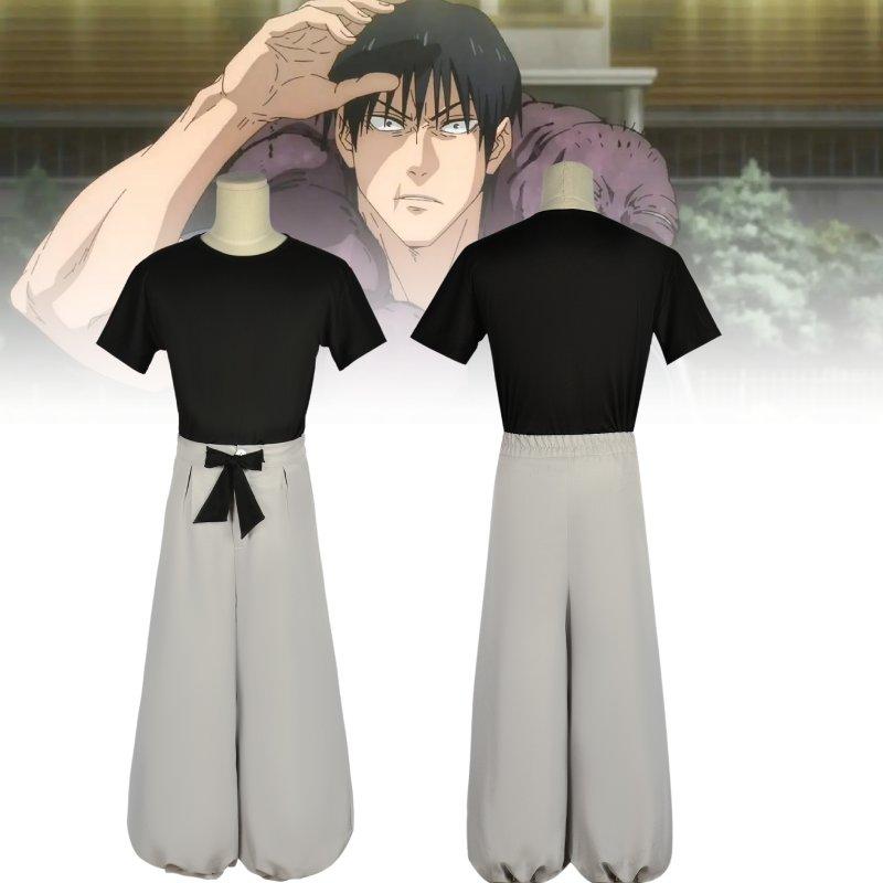 Jujutsu Kaisen Fushiguro Toji Cosplay Costume Set Performance Clothing Suit