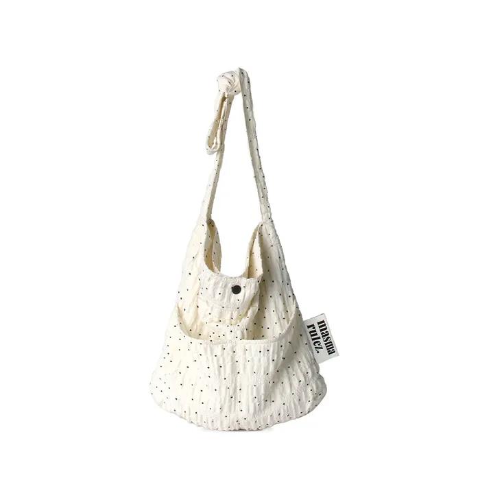 Snack eco crossbag_Snow black