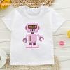 Tshirt for Boysgirls Cartoon Robot Graphic Printed Toddler Tshirt Fashion Harajuku Boys Girls Universal Clothing Dropshipping