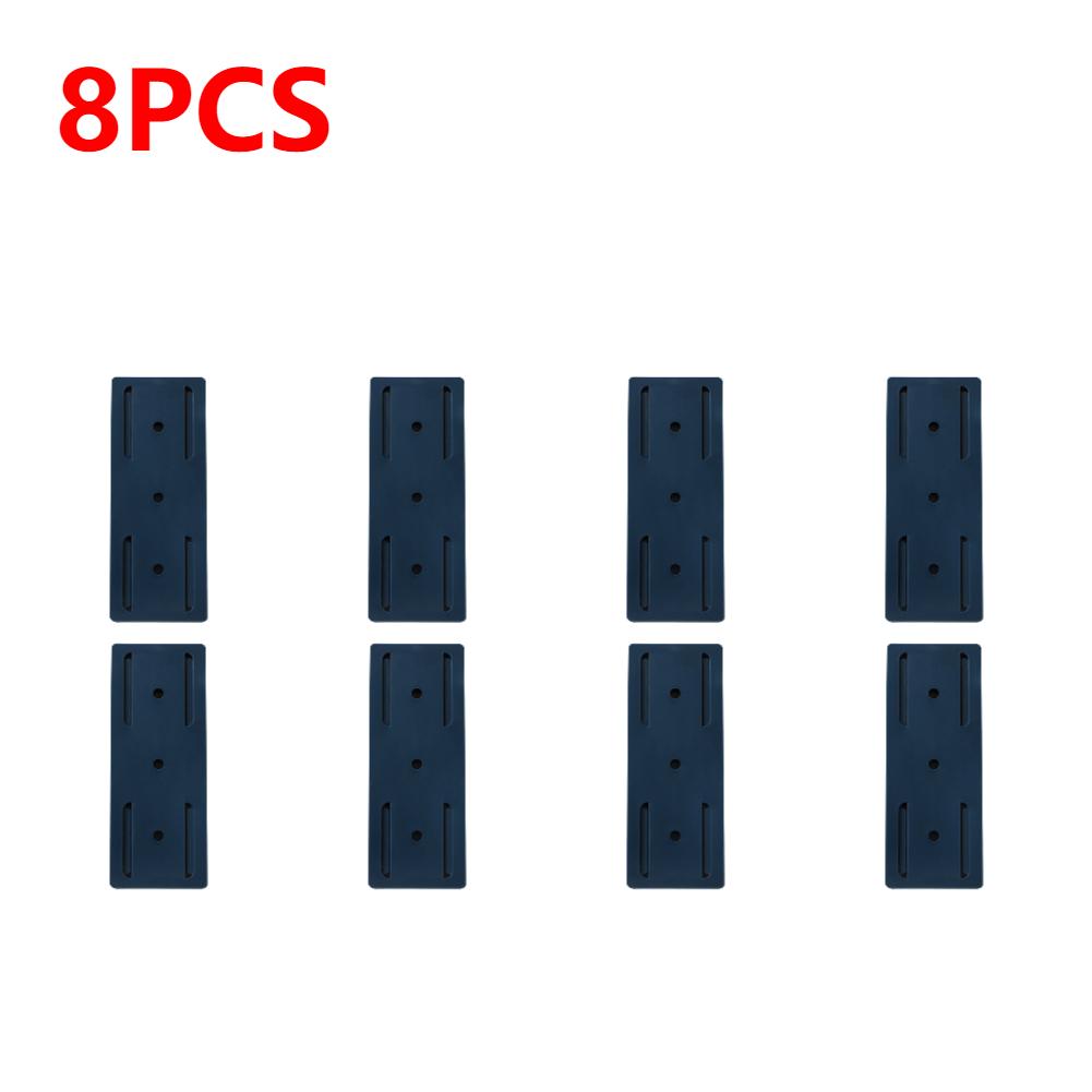 Wall Mounted Socket Holder Fixer Patch Self-Adhesive Power Socket Strip Fixator Punch-free Plug Socket Organizer for Home Office
