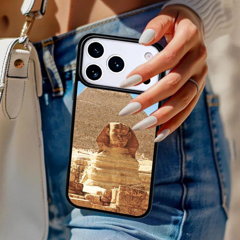 Egyptian Phone Case For iPhone 17 Air 14 15 13 12 Max Cover For Apple 14 15 16 16e 11 Pro Max Plus