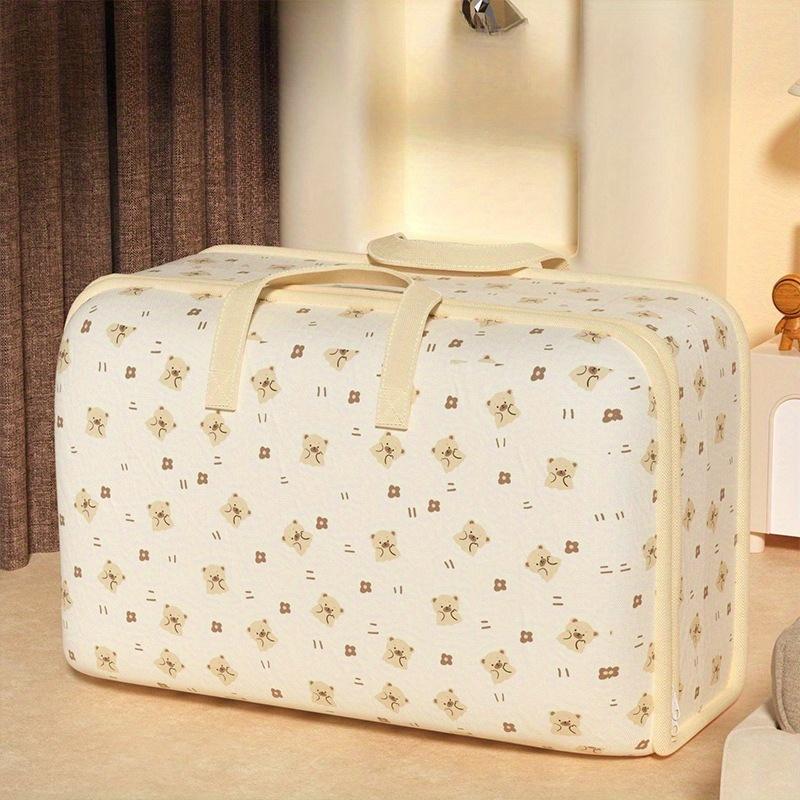 Large Quilt Clothes Storage Bag Non-Woven Dust Proof Foldable Clothing Storage Box Duvet Blanket Sorting Bag Underwear Organizer