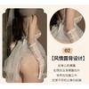 Dolly Pull Bead Chain Embellished Front Strap Bridal Suit Wedding Dress Sexy Underwear Uniform Sexy Pajamas Women F598