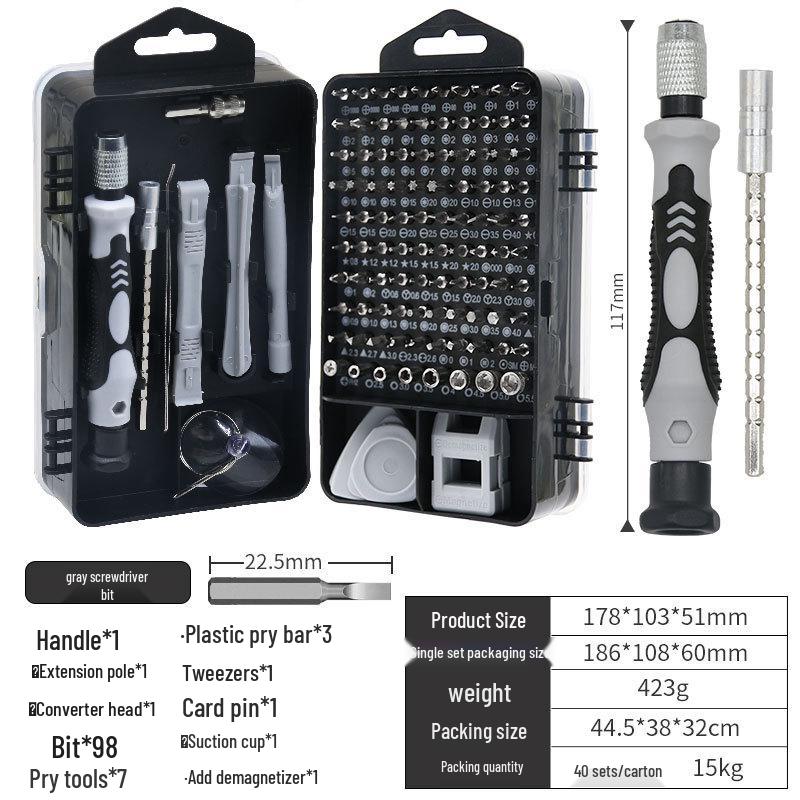

Набор прецизионных магнитных отверток 115-в-1 для ремонта мобильных телефонов