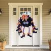 Halloween Party Decor Multi-leg Witch Wreath Spider Door Ornament Pendant Home Wall Hanging Decoration