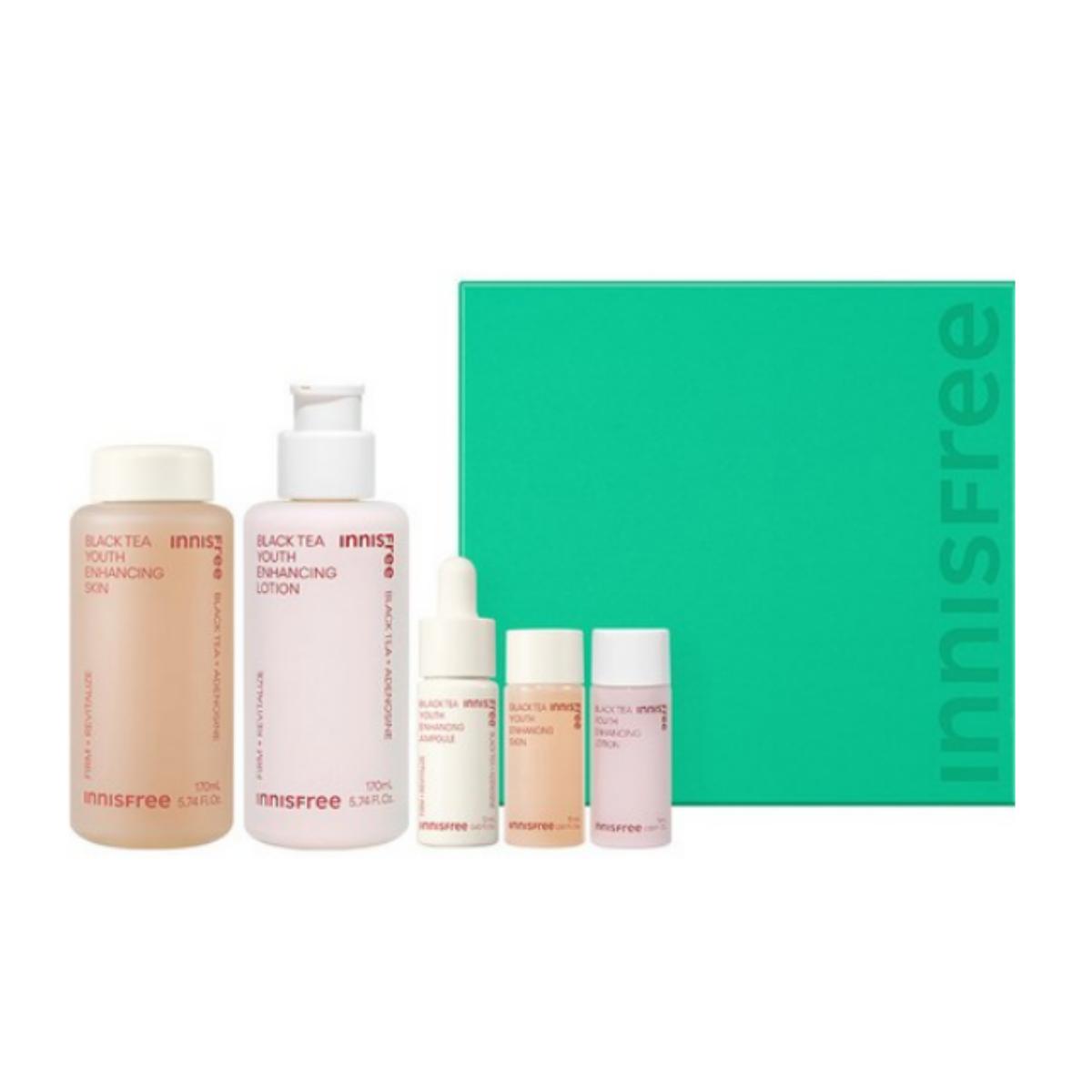 

Innisfree New Black Tea Омолаживающий набор для ухода за кожей