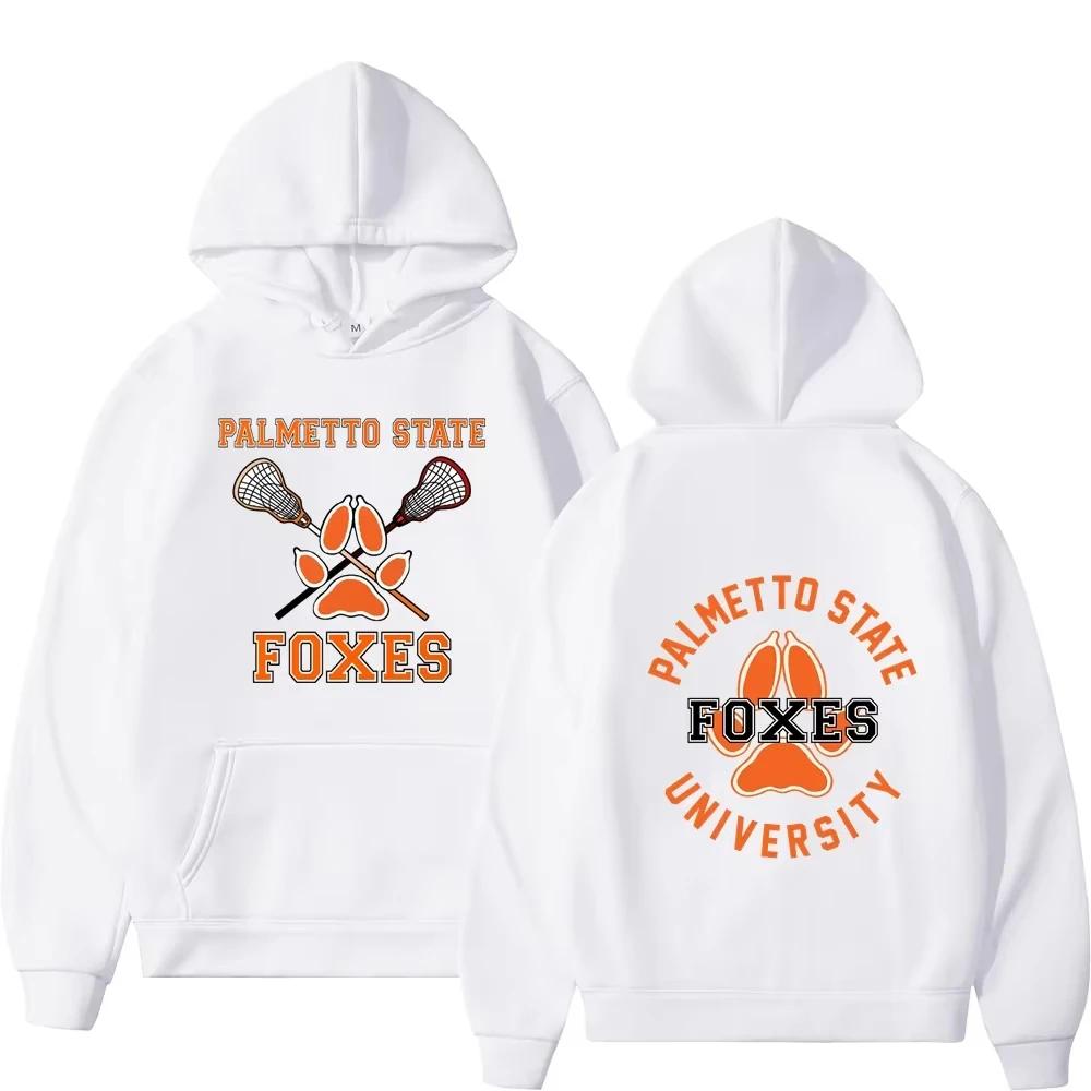 2025 Streetwear The Foxhole Court Palmetto State Foxes Bedruckter Herren-Hoodie Herren Hoodies Damen HipHop Sweatshirt Kleidung Plus