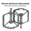 Fahrradpedale Aluminiumlegierung Mountainbike Rennrad Antirutsch Schnellspanner Doppellager