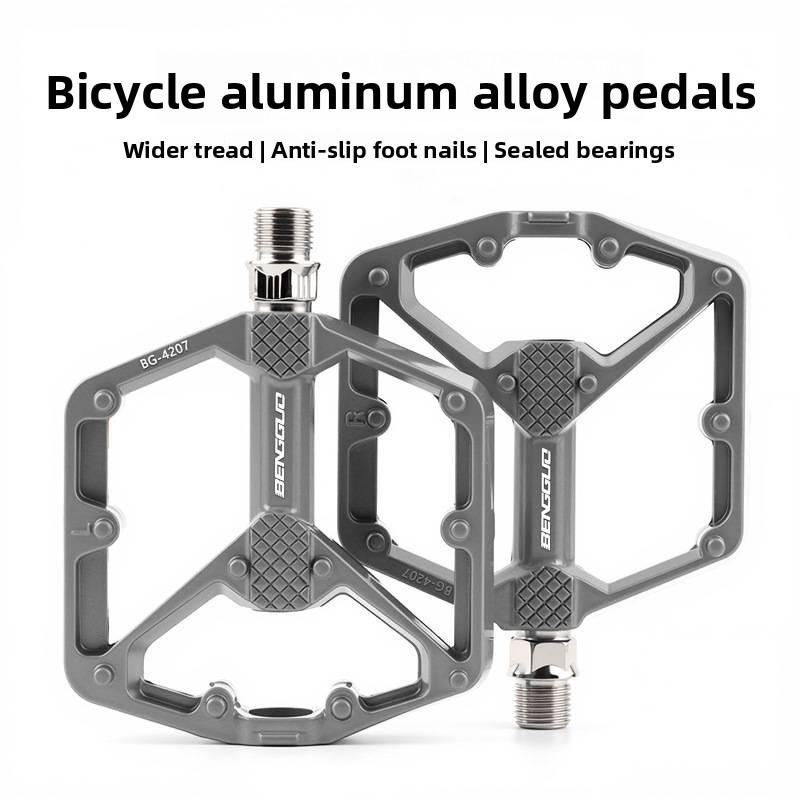 Fahrradpedale Aluminiumlegierung Mountainbike Rennrad Antirutsch Schnellspanner Doppellager