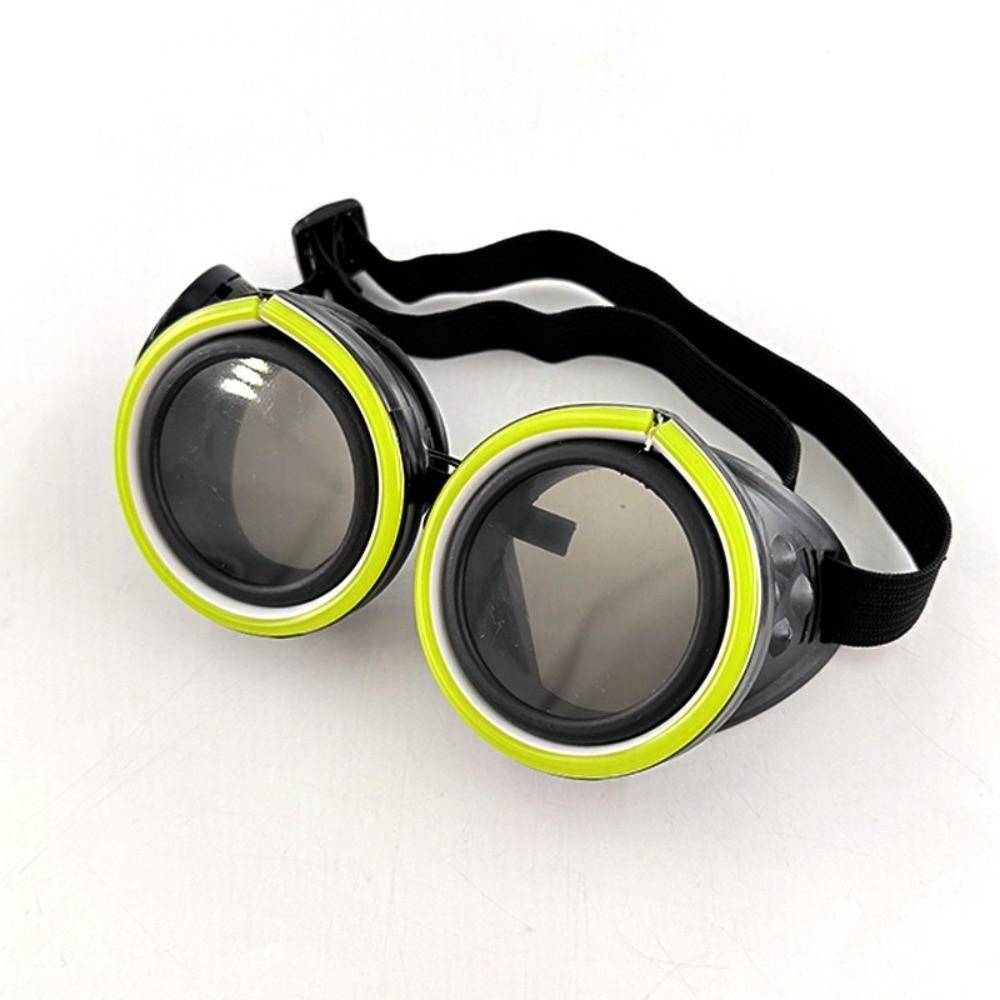 Round LED Glowing Glasses Wireless Novelty Party Glasses Fashion Light Up Glasses  Carnival Party