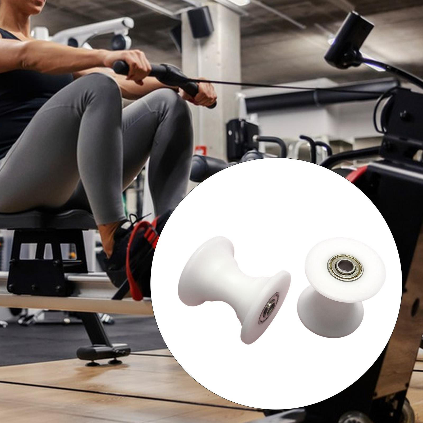 

2 Pieces Rowing Machine Bearing Wheel Replacement Fitness Equipment Part for Studio
