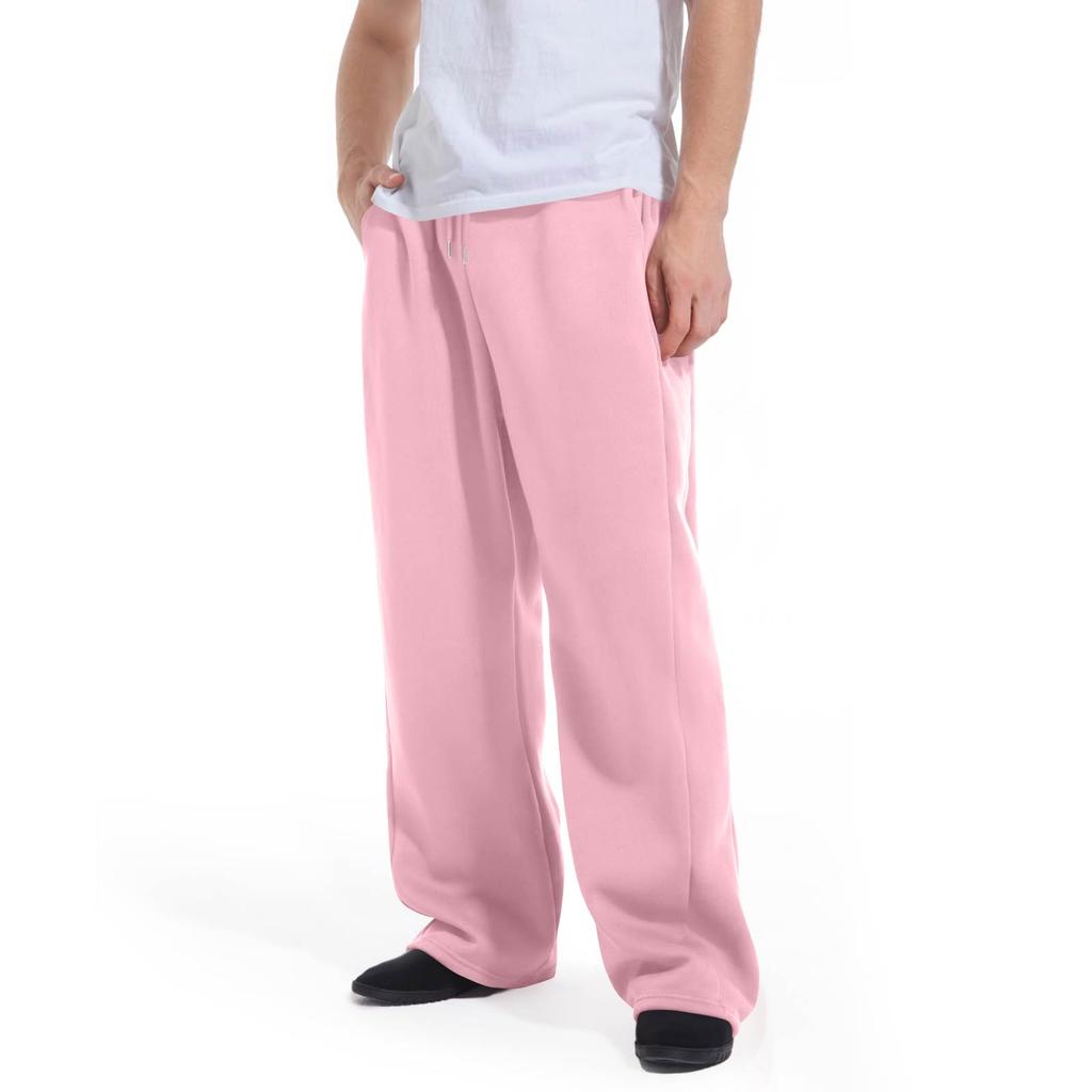 Men's Loose Casual Sweatpants Elastic Waist Drawstring Sports Pants